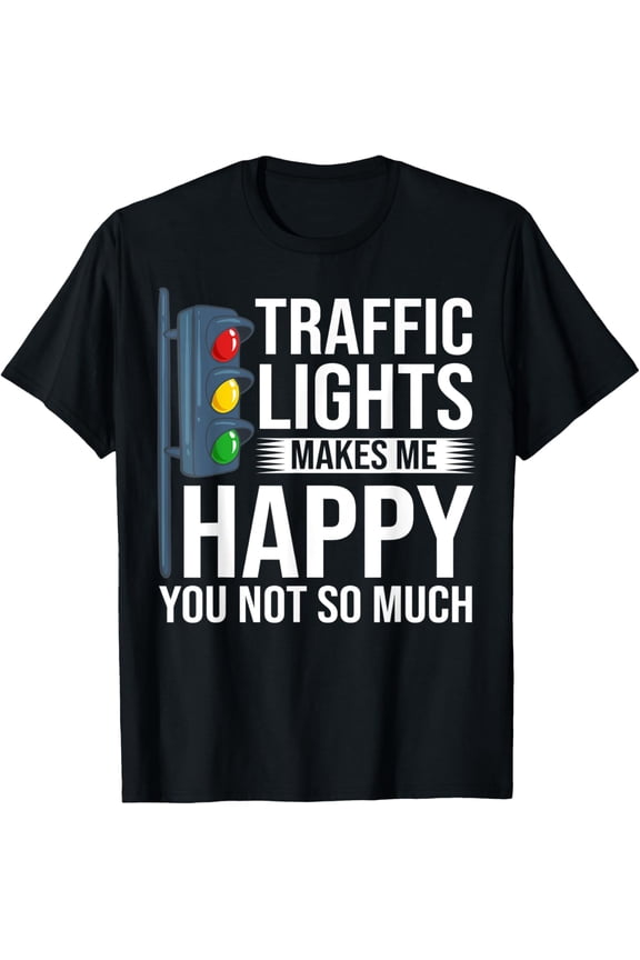 Sign Green Yellow Red Stop Stoplight T-Shirt