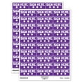 thumbnail image 1 of Sign Here Arrows Teacher Student School Sticker Set - Purple - Matte Finish - 1.75" Medium, 1 of 7