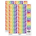 thumbnail image 1 of Sign Here Bold Arrow Sticker Set - Rainbow - Gloss Finish - 2.00" Large, 1 of 7