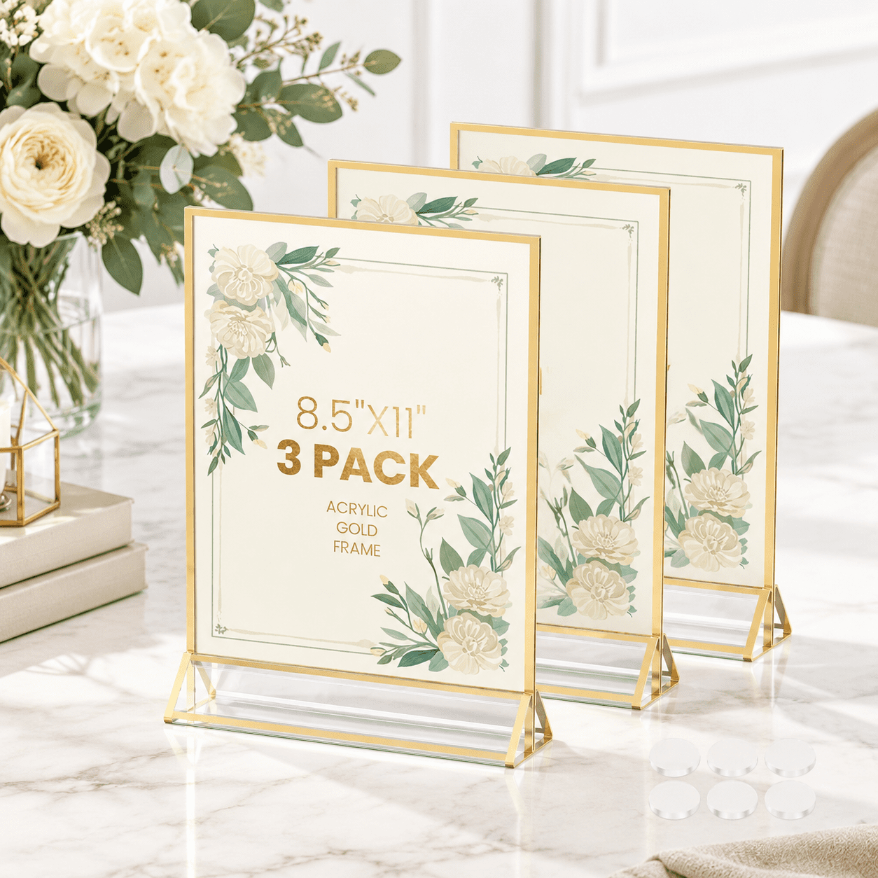 Sign Holder 8.5x11 Frames Double-sided Picture Frame - Walmart.com
