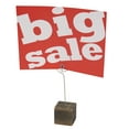 thumbnail image 1 of Sign Holder - Dark Oak Wood Block - Wire Included - 4 pk., 1 of 2