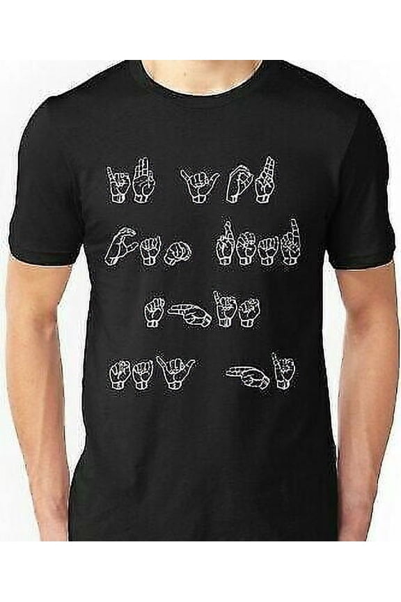 Sign Language Asl Shirt Sign Language Deaf Gift Unisex T-shirt Funny Gifts