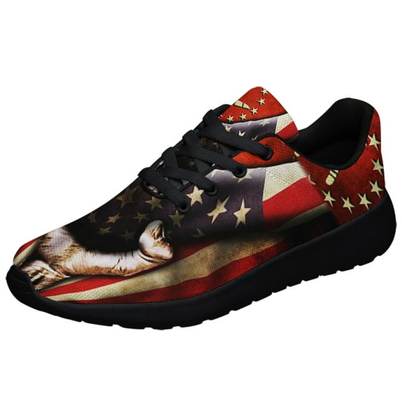 Sign Language I Love You Shoes Sneakers for Women Men Black Size 13