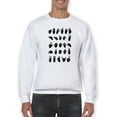thumbnail image 1 of Sign Language I Sweatshirt Men -Emma Scarvey Designs, Male Medium, 1 of 4