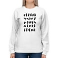 thumbnail image 1 of Sign Language I Sweatshirt Women -Emma Scarvey Designs, Female Large, 1 of 4