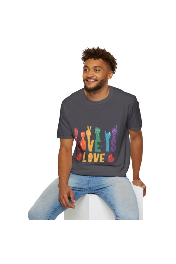 Sign Language Love Men Women Heart Shirts