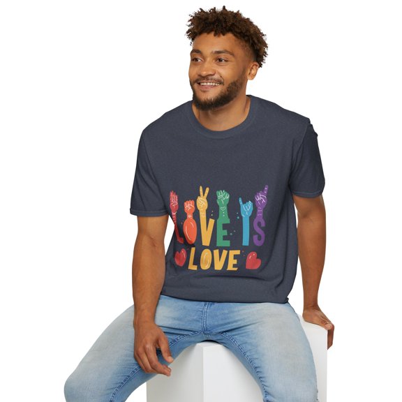 Sign Language Love Men Women Heart Shirts