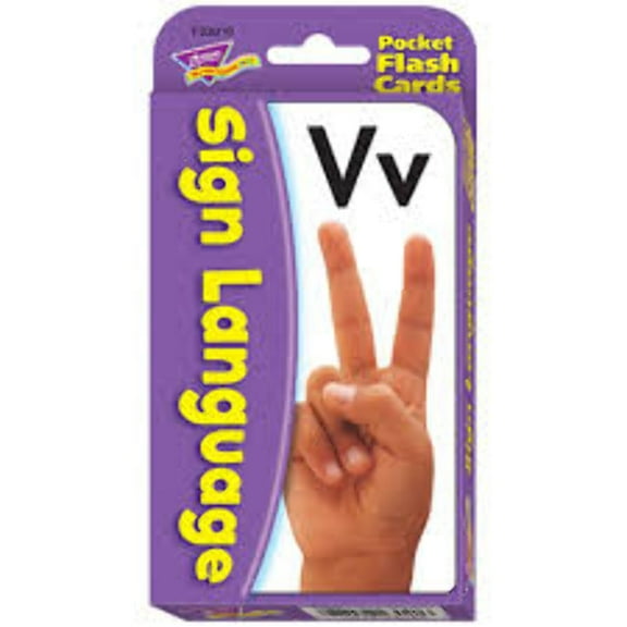 Sign Language Pocket Flash Cards [T23016]