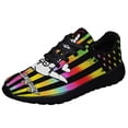 thumbnail image 1 of Sign Language Shoes Sneakers for Women Men Black Size 7.5, 1 of 7