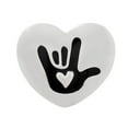 thumbnail image 1 of Sign Language Symbol for I Love You Deaf Sign Heart Pins, 1 of 3