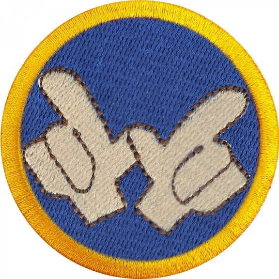 Sign Language Wilderness Scout Merit Badge Iron on Patch