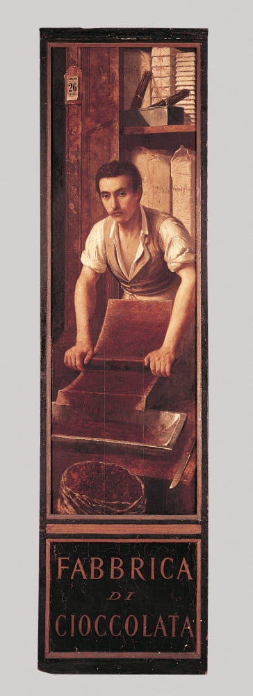 Sign Of Milan Shop Canvas Art - (24 x 36)