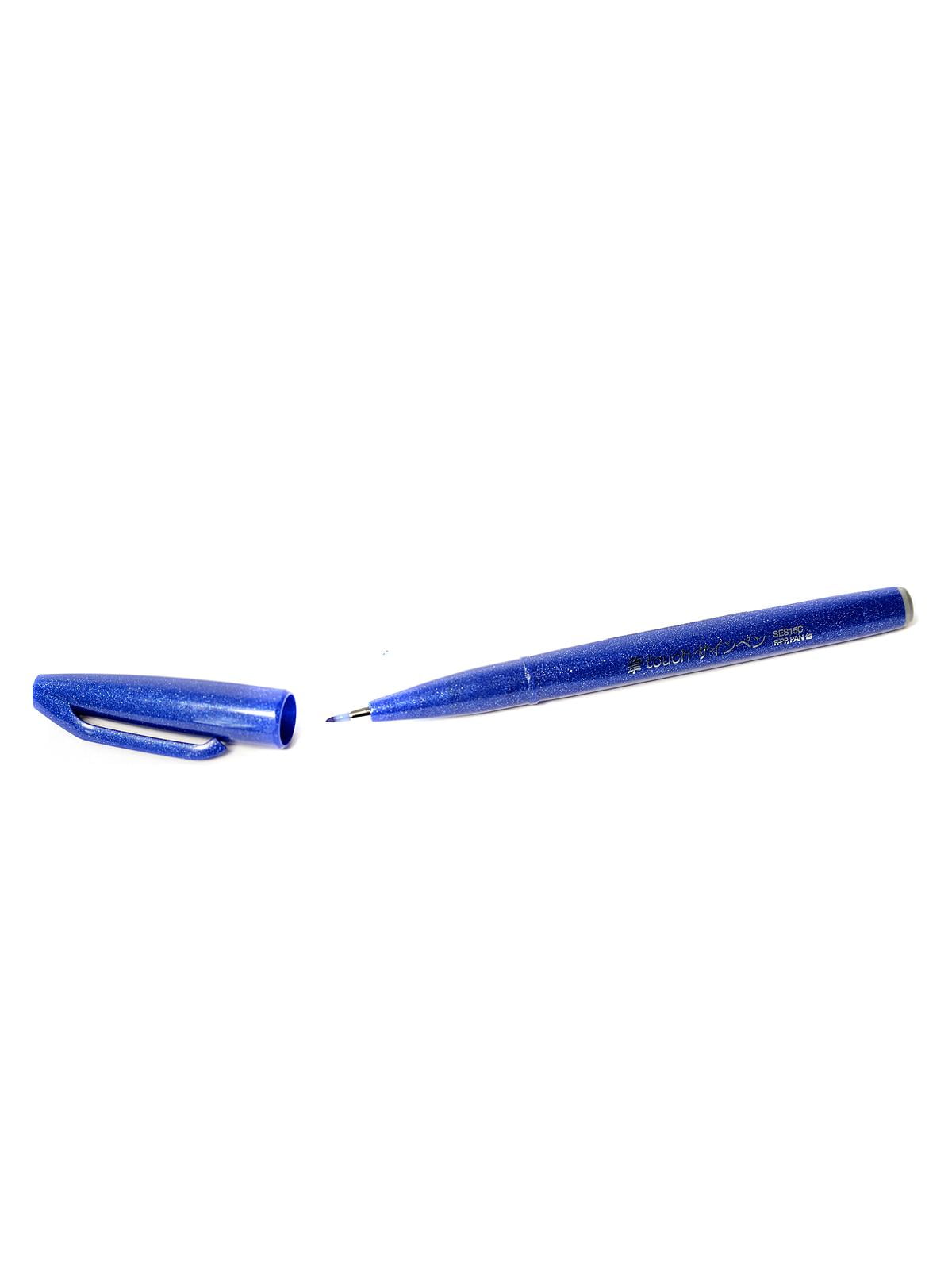 Sign Pen Brush-Tip blue (pack of 12)