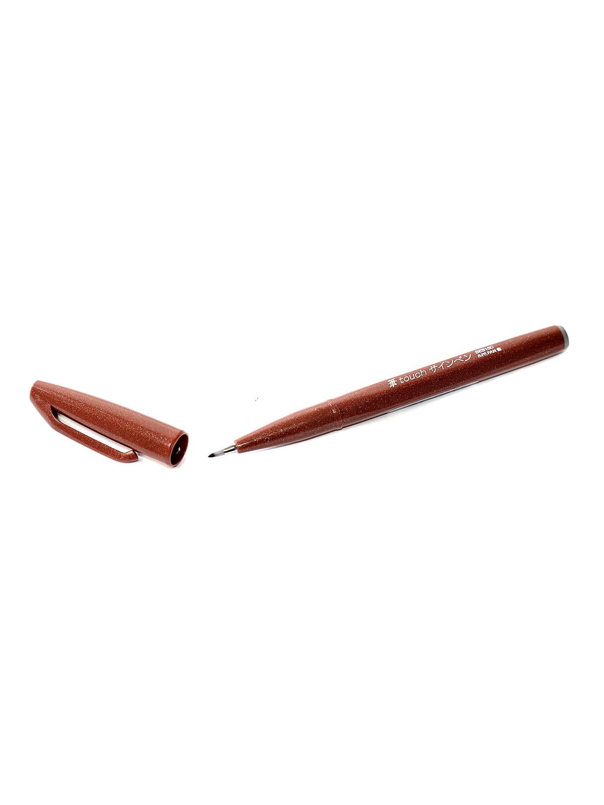Sign Pen Brush-Tip brown (pack of 12)