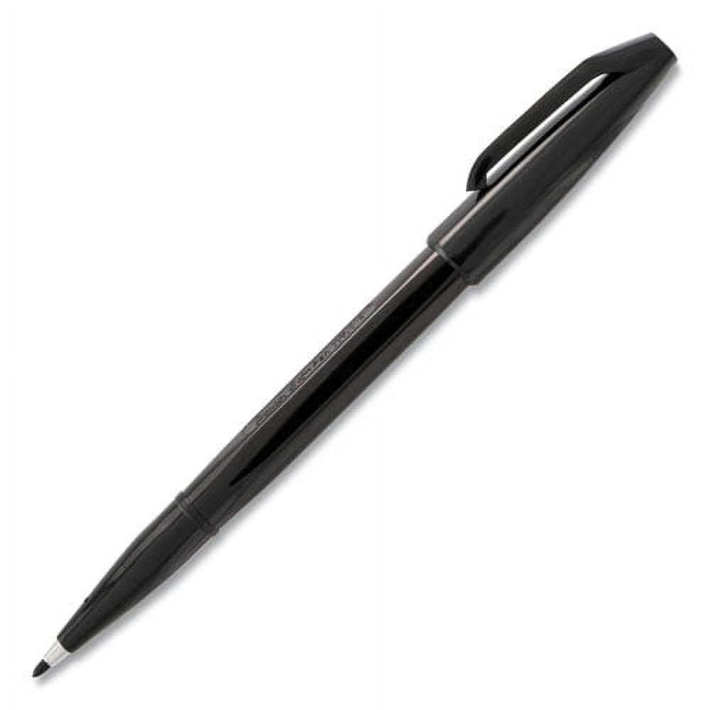 Sign Pen Fine Point Color Marker, Extra-Fine Bullet Tip, Black, Dozen | Bundle of 2 Dozen