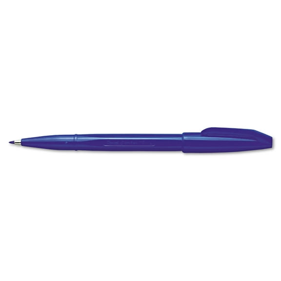 Pentel Sign Pen .7mm Blue Barrel/Ink Dozen S520C