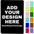 thumbnail image 1 of Sign Personalized Signs Design Your Own Text Photo Logo Name Weatherproof iron Metal Sign for Indoor Outdoor Wall Decor (Horizontal, 12x8 inch), 1 of 5