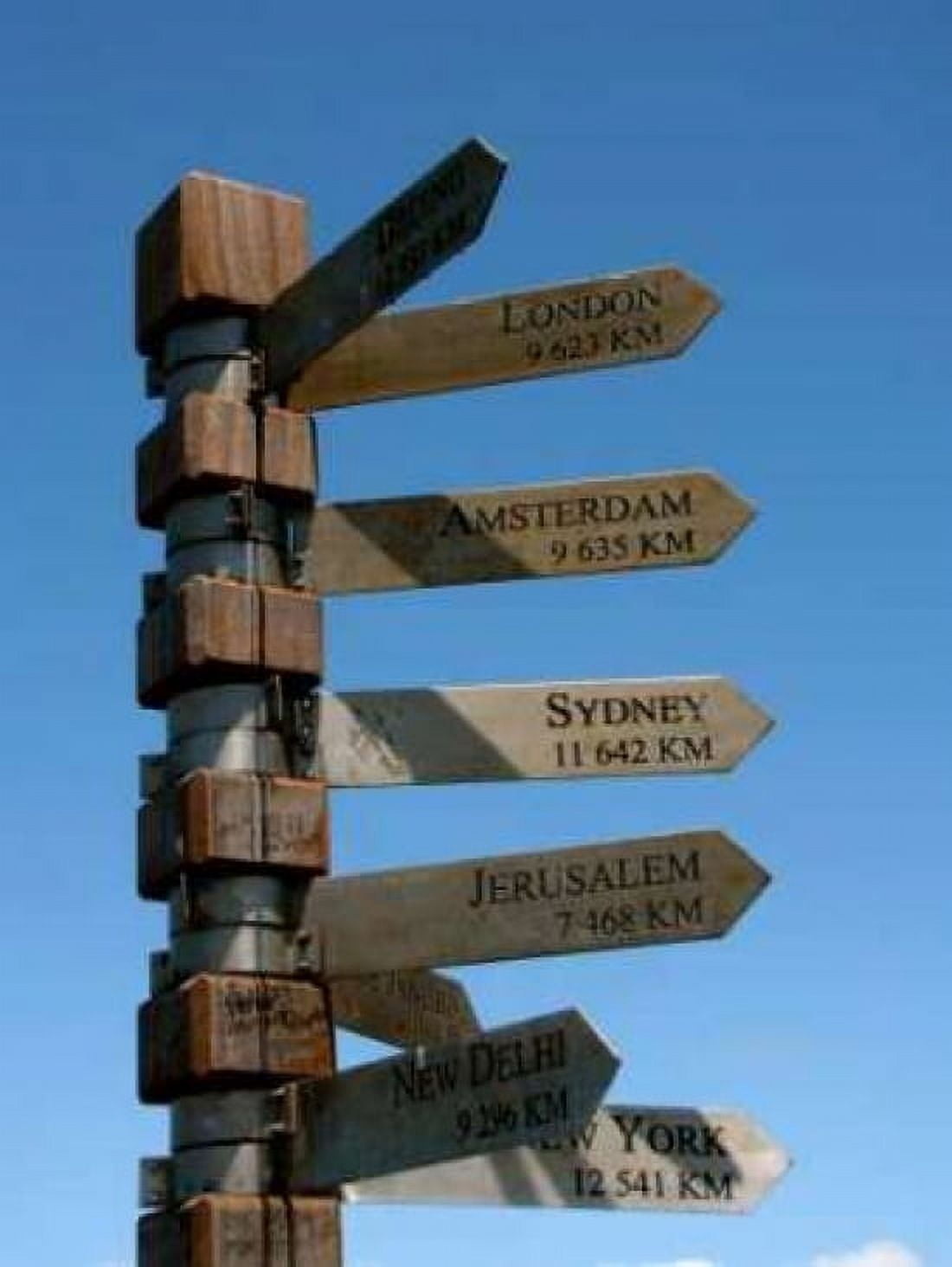 Sign Post Canvas Art - Dana Underdahl (18 x 24)