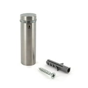Sign Standoff 3/4" Diameter x 2" Barrel Length Brushed Stainless Finish Eco Lock Series Tamper Proof Standoff Pack of 2 by Outwater