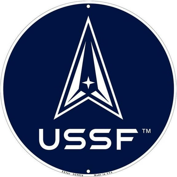 Eagle Emblems SG9026 Sign - U.S.Space Force Logo - 12 in.