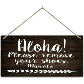 Mahalo Sign