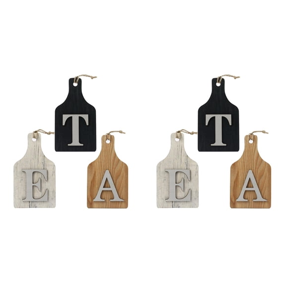 Sign Wall Decor Rustic Cutout EAT Letter Sign Wood Decorative Hanging Board for Kitchen/Home EAT Sign Decorative Hanging Wooden Letters Country Wall Art 2PCS, 20x11.5 cm, Pink 2Packs
