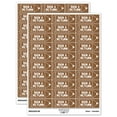 thumbnail image 1 of Sign and Return Pencil Teacher Student School Sticker Set - Brown - Gloss Finish - 1.75" Medium, 1 of 7