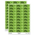 thumbnail image 1 of Sign and Return Pencil Teacher Student School Sticker Set - Light Green - Matte Finish - 1.75" Medium, 1 of 7