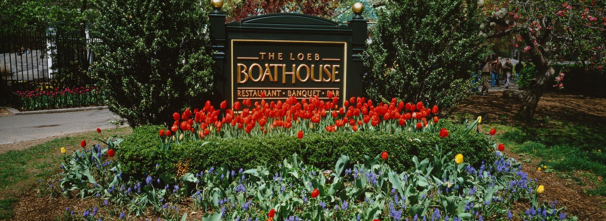 Sign board in a park Central Park Manhattan New York City New York State USA Canvas Art - Panoramic Images (27 x 9)