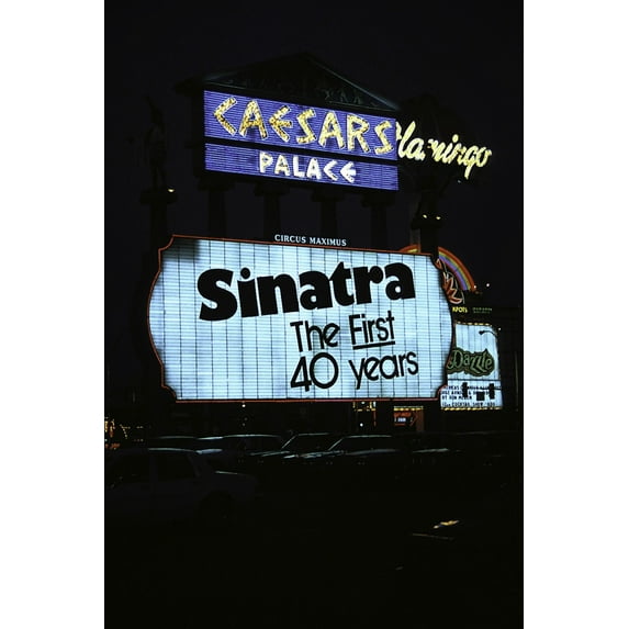 Sign for Frank Sinatra at Caesar's Palace Photo Print (8 x 10)