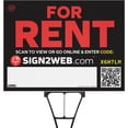 thumbnail image 1 of Sign2Web 18 In. x 24 In. Double Sided For Rent Sign — Residential Use, Standard Application, 1 of 1