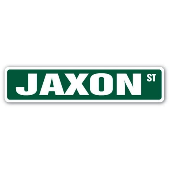SignMission 1.5 x 7 in. Childrens Name Room Street Decal - Jaxon