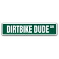 thumbnail image 1 of SignMission 1.5 x 7 in. Dirtbike Dude Street Decal - Motocross Dirt Bike Racing Bicycle, 1 of 1