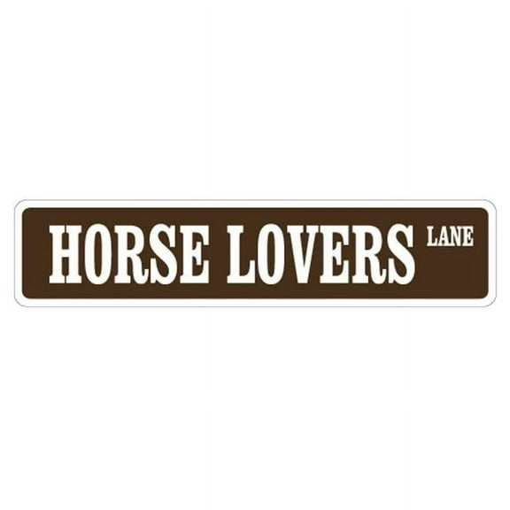 SignMission 1.5 x 7 in. Horse Lover Street Decal - Country Farm Cowboy Ranch Riding