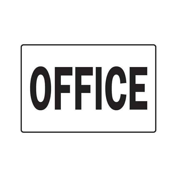 SignMission Z-A-1014-Office 10 x 14 in. Novelty Aluminum Sign - Office