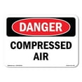thumbnail image 1 of OSHA Danger Sign - Compressed Air |  Aluminum Sign | Protect Your Business, Construction Site, Warehouse & Shop Area |  Made in The USA, 1 of 6