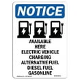 thumbnail image 1 of SignMission OS-NS-A-1014-V-10273 10 x 14 in. OSHA Notice Sign - Available Here Electric, 1 of 6