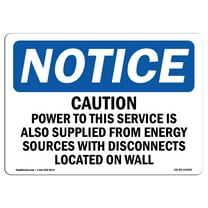 SignMission OS-NS-A-1014-V-10371 10 x 14 in. OSHA Notice Sign - Boat Ramp Waiting Lane