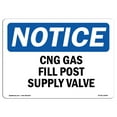 thumbnail image 1 of SignMission OS-NS-A-1014-L-10690 10 x 14 in. OSHA Notice Sign - Cng Gas Fill Post Supply Valve, 1 of 6