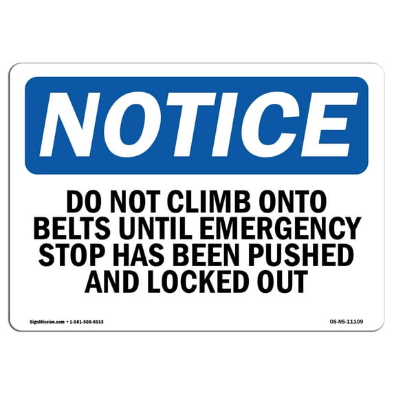 SignMission OS-NS-A-1014-V-10983 10 x 14 in. OSHA Notice Sign - Did You Inspect Your Hazardous