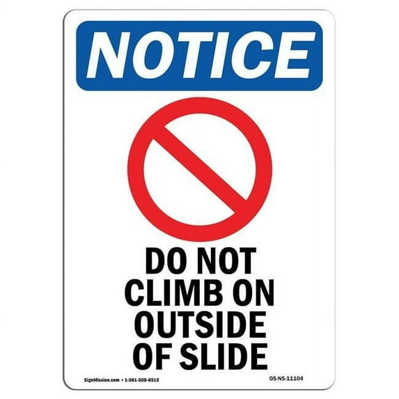 OSHA Notice Sign - Do Not Enter Trailer Unless Docked | Aluminum Sign | Protect Your Business, Construction Site, Warehouse & Shop Area | Made in the USA