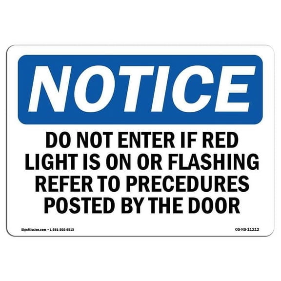 OSHA Notice Sign - Open-Toe Heel Footwear Prohibited Beyond |  Aluminum Sign | Protect Your Business, Work Site, Warehouse & Shop Area |  Made in the USA
