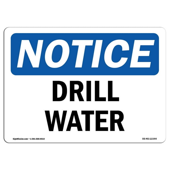 SignMission OS-NS-A-1014-V-11414 10 x 14 in. OSHA Notice Sign - Do Not Weld Sensitive
