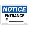 thumbnail image 1 of SignMission OS-NS-A-1014-V-11948 10 x 14 in. OSHA Notice Sign - Employee Entrance Only, 1 of 6
