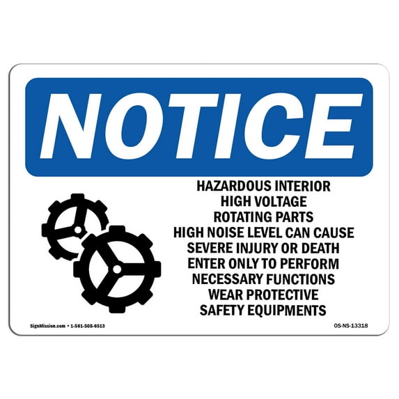 SignMission OS-NS-A-1014-V-13163 10 x 14 in. OSHA Notice Sign - Green Hose for Non-Potable Water