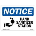 thumbnail image 1 of OSHA Notice Sign - Hand Sanitizer Station |  Aluminum Sign | Protect Your Business, Construction Site, Warehouse & Shop Area |  Made in the USA, 1 of 6