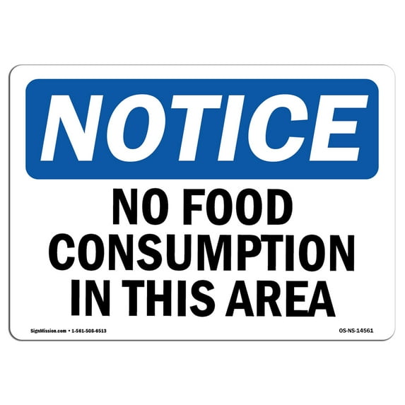 SignMission OS-NS-A-1014-V-14320 10 x 14 in. OSHA Notice Sign - Need Key Fob to Re-Enter This Door