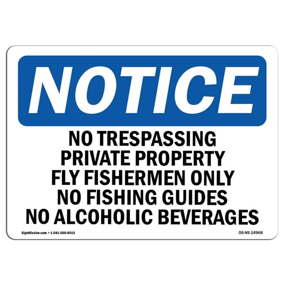 SignMission OS-NS-A-1014-V-14692 10 x 14 in. OSHA Notice Sign - No Loitering is Allowed on or in Front of These Premises