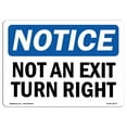thumbnail image 1 of SignMission OS-NS-A-1014-V-14885 10 x 14 in. OSHA Notice Sign - No Talking or Texting, 1 of 6