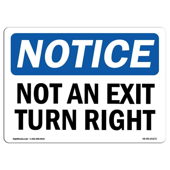 SignMission OS-NS-A-1014-V-14885 10 x 14 in. OSHA Notice Sign - No Talking or Texting